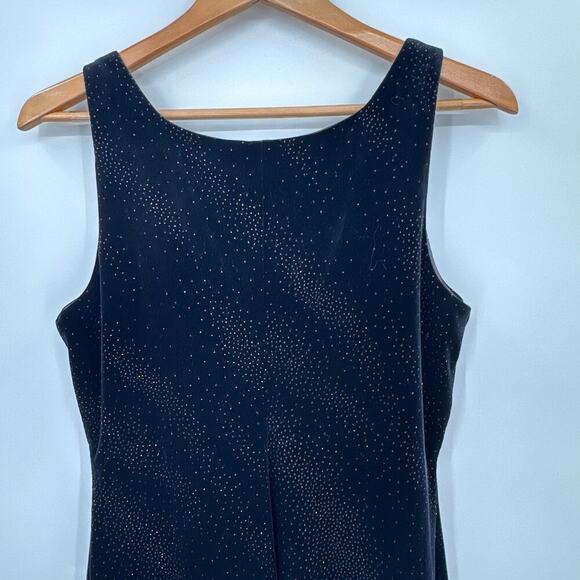 Molly Malloy Evening Black Sparkly Velour Bolero & Mini Dress Set Womens Size 8 - Picture 8 of 11